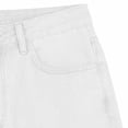 thumbnail image 5 of Hurxie Men's Jorts Baggy Jean Shorts Mid Waist Vintage Summer Denim Shorts White,L, 5 of 6