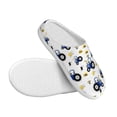 thumbnail image 3 of Fotbe Tractor And Vehicle Pattern Women's Fuzzy Curly Fur Memory Foam Loafer Slippers Indoor Outdoor Slippers Winter Home Shoes-39/40, 3 of 7