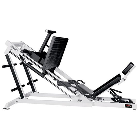 York Barbell 54035 35 Degree Leg Press, White