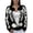 Black, variant on Halloween Sweaters for Women Wife Skeleton Floral Graphic Crewneck Sweater Long Sleeve Gothic Pullover Vintage Fall Casual Outfits Halloween Festival Button Up Cardigan