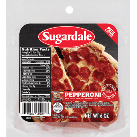 Sugardale Pepperoni, 8 Oz.