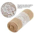 thumbnail image 4 of Cinta de arpillera con encaje blanco, 2,7 m Rollo de yute natural para la decoración de la boda de la fiesta de cumplea?os Ecomeon no, 4 of 4