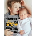 thumbnail image 3 of Tstars Toddler Boys Shirt Promoted to Big Brother Tractor T-Shirt - 4T Grey, 3 of 7