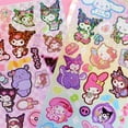 thumbnail image 6 of 20Sheets Sanrio Sticker Cartoon Hello Kitty Cinnamoroll Kuromi My Melody Laser Sticker Decals Stationery Wholesale Kids Toys, 6 of 6