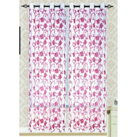 RT Designers Collection Gracie Window Curtain Panel, 54-Inch by 90-Inch,