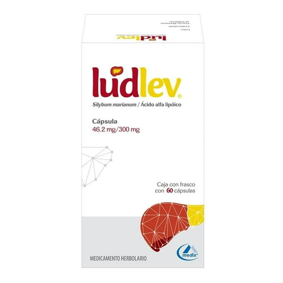 Ludlev 46.2 mg/300 mg 60 cápsulas