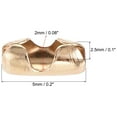 thumbnail image 2 of Uxcell 1.5mm Crimp Link Ball Chain Connector Champagne Gold 200 Pack, 2 of 5