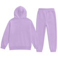 thumbnail image 5 of CONZONE Little Boys Outfits 2 Piece Letter Graphic Long Sleeve Hoodies Pants Set Cozy Fall Winter Clothes for Kids, 5 of 5