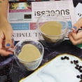 thumbnail image 3 of Double Layer Insulated Glass Cup With Handle For Coffee Milk Tea And Beverage Heart Shaped Design For Couples, 3 of 8
