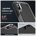 thumbnail image 3 of JTCASES for iPhone XR Case, Hybird PC TPU Anti-slip, Shockproof  Bumper, Military Drop Resistant, Rugged Heacy Duty Full Body Protective Shell for iPhone XR, Slim Fit for Girls Men, Gray, 3 of 9