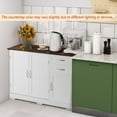 thumbnail image 3 of Giantex Buffet Sideboard, Floor Pantry Cupboard w/Adjustable Shelf, Multipurpose Bar Storage Cabinet, White, 3 of 10