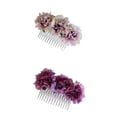 thumbnail image 1 of 2 Unidades Peinado de cabellero de Flores Rosas para Cabello Ceniza Rosa Paquete, 1 of 9