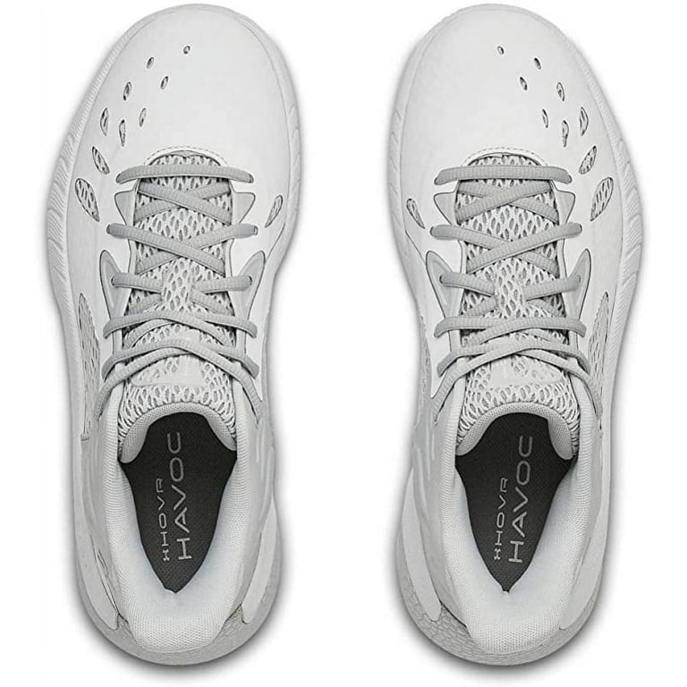 Under Armour Men's HOVR Havoc 3 Basketball Shoes, White, 5 D Under Armour Men's HOVR Havoc 3 Basketball Shoes, White, 5 D