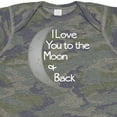 thumbnail image 4 of Inktastic I Love You to the Moon & Back. Boys or Girls Baby Bodysuit, 4 of 5