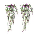 thumbnail image 3 of Viflosae Artificial Flowers for Decoration Fake Flower 2pcs Artificial Artificial Hanging Flowers Artificial Flower Vines Chlorophytum Plastic Artificial Flowers Outdoor Flowers, 3 of 6