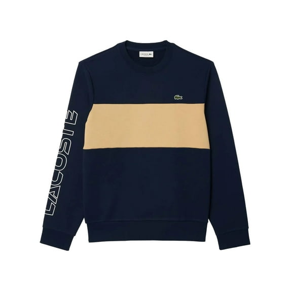 Lacoste  Adult Colour Block Crew Neck Sweatshirt