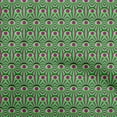thumbnail image 1 of oneOone Rayon Light Green Fabric Horror Eyes Quilting Supplies Print Sewing Fabric By The Yard 56 Inch Wide, 1 of 5