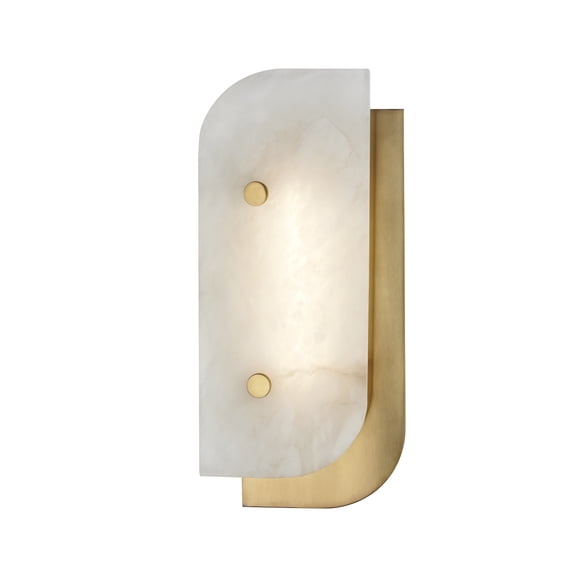 Open Box Hudson Valley Lighting 3313 Yin & Yang 1 Light 13" Tall Led Wall Sconce - Brass