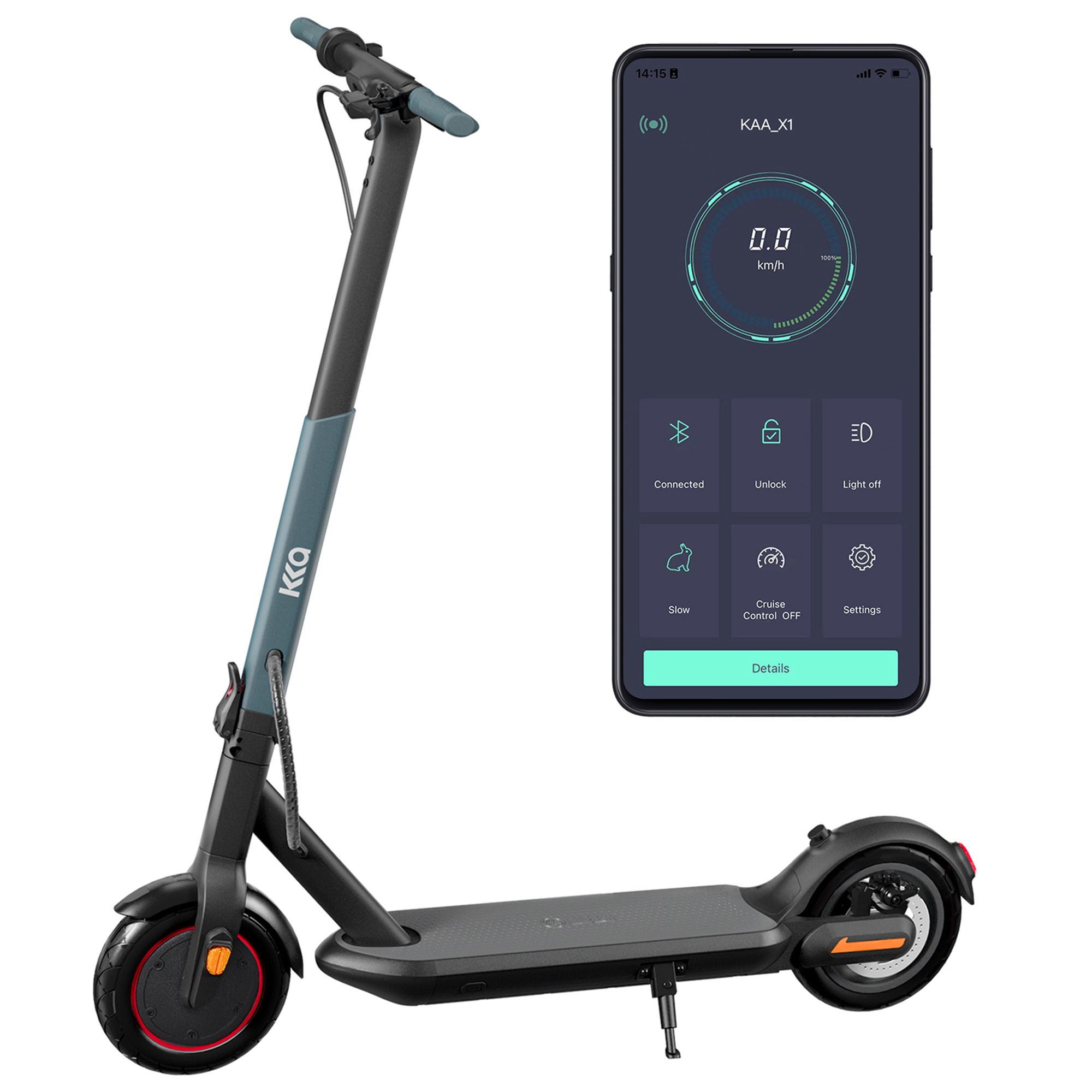 KKA Electric Scooter Adults E Scooter 350W 16 MPH 18 Miles Range 8 5 