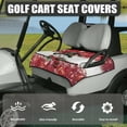 thumbnail image 3 of Yuyamidu Snowman Golf Cart Seat Covers with Front Pockets, Christmas Golf Cart Seat Towel Blanket for 2 Passenger Seats, Red Club Car Seat Cushion Accessories Decor, 3 of 7