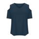 thumbnail image 4 of Mujeres sueltas casual manga corta cuello pico sólido casual blusa camiseta túnica tops Fridja  ghk5062, 4 of 8