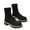 #311-Black, variant on Roncen Women's Stretch Knit Booties - Fashion Casual Round Toe Slip On Ankle Boots with Chunky Heel & Elastic Short Shaft in Solid Color