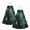 2PCS, variant on Skull Zombies Ghost Death Skulls Hanging Coral Fleece Hand Towel 2PCS , Super Absorbent Kitchen Towel Quick-Dry Dish Cloth