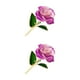 thumbnail image 3 of Matsuzay Impresionantes flores de imitación rosas chapadas en oro para un encanto duradero plantas artificiales flores de plástico degradado Degradado 2piezas, 3 of 6