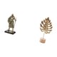 thumbnail image 5 of Figura decorativa de caballero para escritorio con escultura de hoja, resina, hierro y base de madera. Pieza de colección artesanal ideal para decorar, 5 of 8
