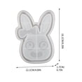 thumbnail image 3 of Moocorvic Easter Bunny Silicone Mold DIY Carft Tabletop Arrangement Rabbit Resin Casting Mould for Candle Making, 3 of 7