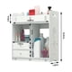 thumbnail image 3 of Xihbxyly Armario de Almacenamiento de Pared, Diseño Compacto Blanco, Estantería Multiusos, Organizador para Baño y Cocina, Elegante Decoración Del Hogar, Fácil Montaje, Tamaño 43 X 38 X 18 Cm., 3 of 7