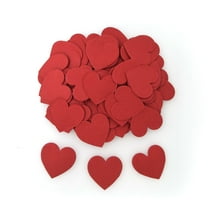 DECORNIJIA Confetti Red Paper 400Pcs 1.2x1.2in