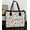 Black full-print KT, variant on 38x31x40cm KT Cat Canvas Shoulder Bag Women Large Capacity Commuting Tote Bag