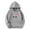 Grey, variant on CONFREE Hoodies for Teen Girls Long Sleeve Hooded Sweatshirt for Girls Trendy Cute Cat Prints Fashion Preppy Pullover Tops