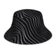 thumbnail image 1 of Balery Abstract Black And White Waves Sombreros para el sol para hombre y mujer, sombrero de pescador con UPF 50+, 1 of 6