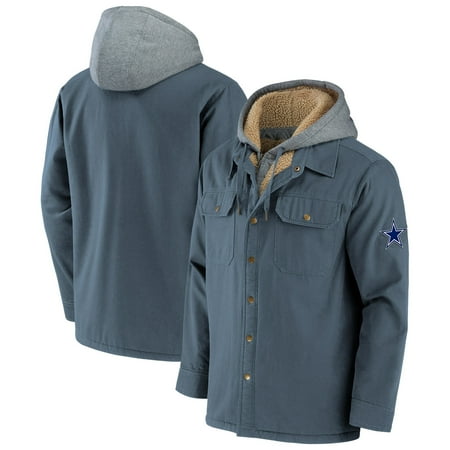 Men's NFL x Darius Rucker Collection by Fanatics Navy Dallas Cowboys Canvas Full-Zip Hoodie