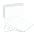 thumbnail image 2 of Blank Index Flash Note Cards | 80lb Heavyweight Thick White Cover Stock. 100 Cards Per Pack | 8 x 10, 2 of 4