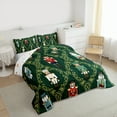 thumbnail image 3 of Castle Fairy Kawaii Nutcracker 3 Pieces Queen Comforter Set,Geometric Lattice Ultra Soft Bedding Sets,Festival Xmas Bedding Comforter Set,Lightweight Room Decor, 3 of 8