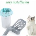 thumbnail image 5 of Pala para arena para gatos de primera calidad con soporte, pala para arena para gatos con bolsas de arena para gatos, portátil de gran capacidad, pala para arena para gatos, 5 of 5
