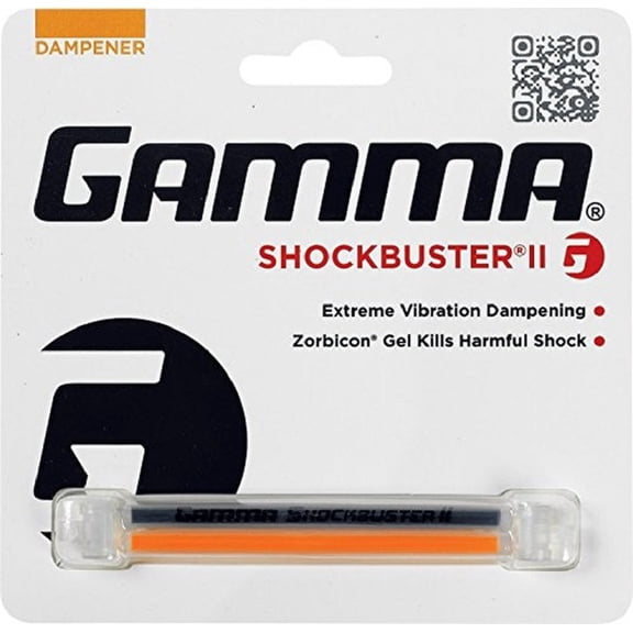 Gamma Shockbuster II Tennis Dampener (Orange/Black)