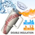 thumbnail image 5 of OBREWU Baseball Pattern Tumbler with Handle and Lid,Baseball Pattern 40oz Double Wall Vacuum Insulated Tumbler,Cups Gift for Women and Men, 5 of 7