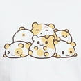 thumbnail image 3 of CafePress - Kawaii Hamster Pile T Shirt - Men's White Classic Cotton T-Shirts, 3 of 4