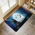 thumbnail image 4 of Halloween Spider Bat Door Mat,Durable Absorbent Indoor Outdoor 17x30 Inch Horror Pumpkin Ghost Door Mats for Kitchen Nursery Floor Entryway Rug, 4 of 6