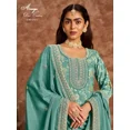 thumbnail image 3 of Custom Made Indian Readymade Wedding Party Wear Women Straight Kurti Pant With Dupatta, 3 of 5