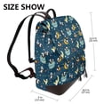 thumbnail image 2 of Disketp Space Sleeping Panda Mochila de Cuero para Mujer, Bolso de Espalda Antirrobo con Estilo para Viaje, Trabajo y Uso Diario, 2 of 4