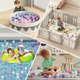 thumbnail image 7 of BalanceFrom 400-Count Play Pit Balls Toy Set for Kids with Mesh Bags, Pastel Colors, 7 of 7