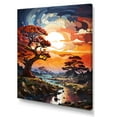 thumbnail image 2 of Designart "Rainbow Colored Baobabs I" Tree Baobab Wall Art Prints, 2 of 7