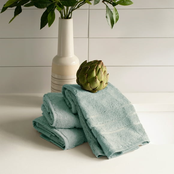 Bamboo Hand Towel Set - Ocean Mist by Cariloha for Unisex - 3 Pc Towel