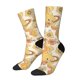 thumbnail image 1 of Balery Groovy Floral Calcetas Largas con Estampado para Hombre y Mujer – Suaves y Transpirables, Talla Única (US 5-11), 1 of 6