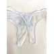 thumbnail image 2 of Braguitas transparentes con entrepierna abierta y bordado floral - Lencería y ropa interior sensual para mujer, 2 of 5